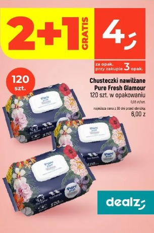 Chusteczki nawilżane Pure Fresh Glamour