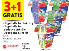 Jogobella bez laktozy Jogobella bez dodatku cukrów Jogobella Slim Fit Zott