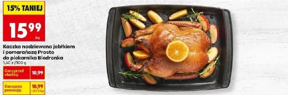 Kaczka nadziewana jabłkiem i pomarańczą Prosto do piekarnika Biedronka