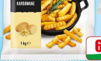 Frytki karbowane Mrożny Ogród