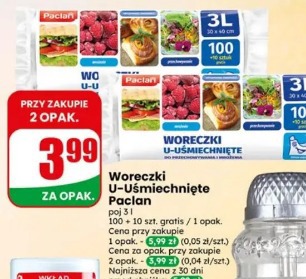 Woreczki U-Uśmiechnięte Paclan