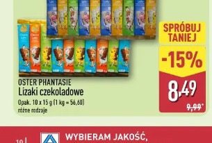 Oster Phantasie Lizaki czekoladowe