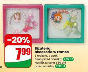 Biżuteria, akcesoria w ramce