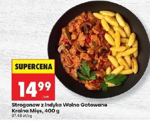 Strogonow z indyka Wolno Gotowane Kraina Mięs