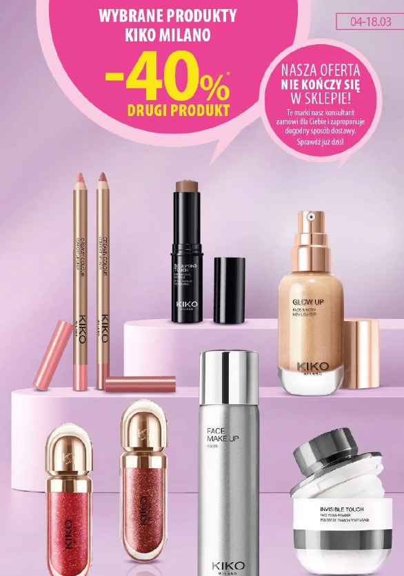 Wybrane produkty Kiko Milano