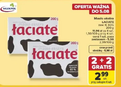 Masło Łaciate 2+2