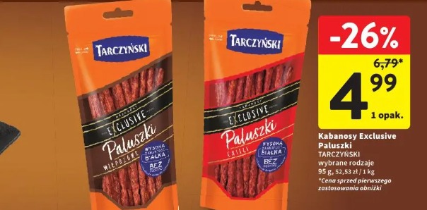 Kabanosy Exclusive Paluszki TARCZYŃSKI