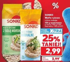 Sonko Wafle ryżowe różne rodzaje