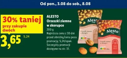 Alesto Orzeszki ziemne w skorupce