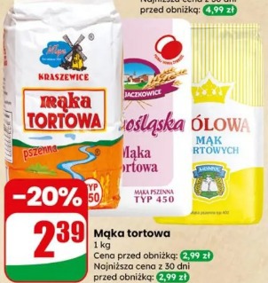 Mąka tortowa Kraszewice/Jaczowice/Ółowa