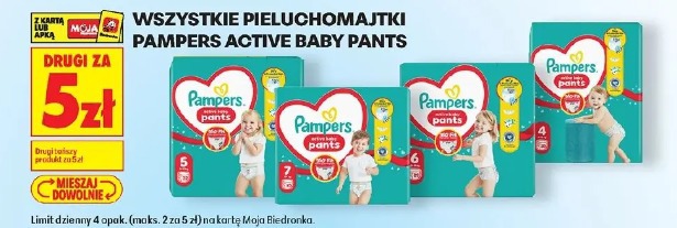 Wszystkie pieluchomajtki Pampers Active Baby Pants