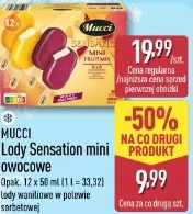Mucci Lody Sensation mini owocowe
