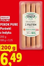 Pikok Pure Parówki z filetem z indyka