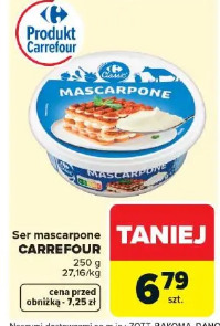 Ser mascarpone Carrefour