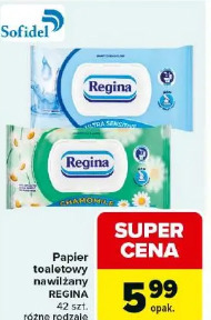 Papier toaletowy nawilżany REGINA