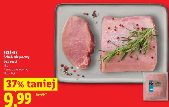 Rzeźnik Schab wieprzowy bez kości