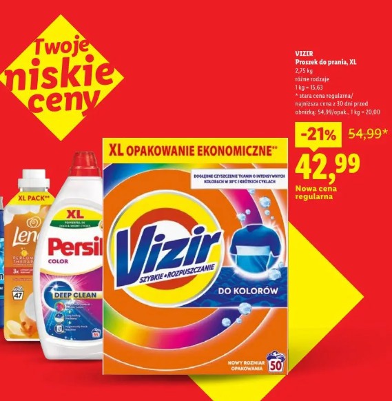 Vizir Proszek do prania XL