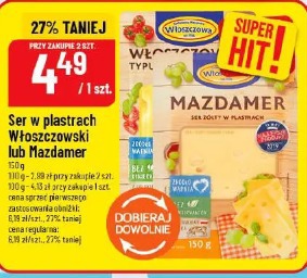 Ser w plastrach Włoszczowski lub Mazdamer