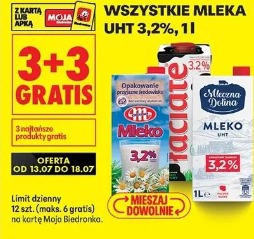 Wszystkie mleka UHT 3,2%, 1l