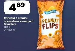 Chrupki o smaku orzeszków ziemnych Snaxters