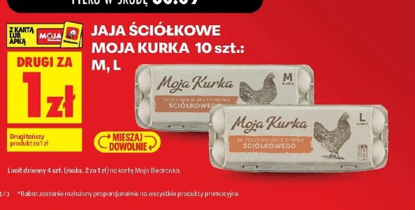 Jaja ściółkowe Moja Kurka