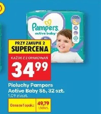 Pieluchy Pampers Active Baby S6