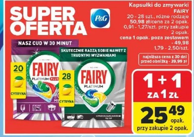 Kapsułki do zmywarki Fairy