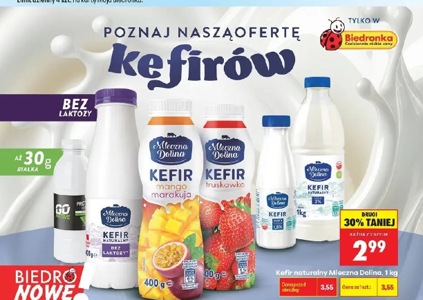 Kefir naturalny Mleczna Dolina