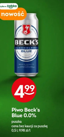 Piwo Beck's Blue 0.0%