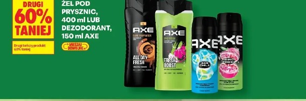 Żel pod prysznic Axe lub dezodorant Axe