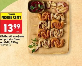 Kiełbaski zawijane na patyku Czas na Grill, 330 g