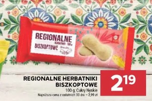 Regionalne herbatniki biszkoptowe Cukry Nyskie