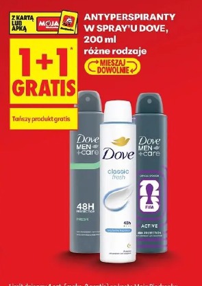 Antyperspiranty w spray'u Dove