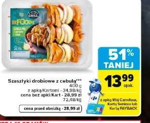 Szaszłyki drobiowe z cebulą