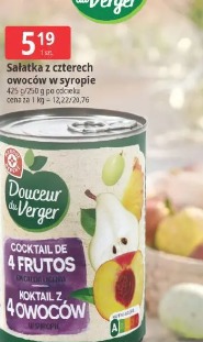 Sałatka z czterech owoców w syropie Douceur du Verger