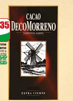 Kakao extra ciemne DecoMorreno