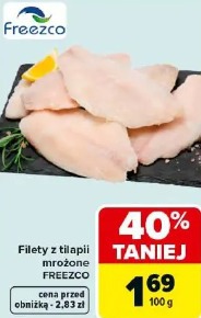Filety z tilapii mrożone Freezco