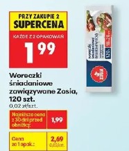 Woreczki śniadaniowe zawiązywane Zosia