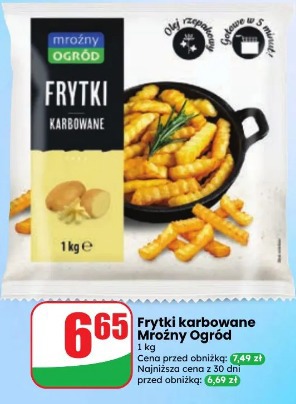 Frytki karbowane Mroźny Ogród