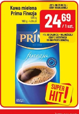 Kawa mielona Prima Finezja