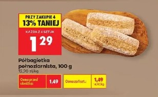 Półbagietka pełnoziarnista
