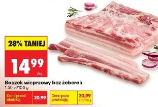 Boczek wieprzowy bez żeberok