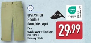 UP2FASHION Spodnie damskie capri