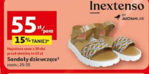 Sandały dziewczęce Inextenso