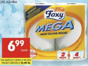 Foxy Mega ręcznik papierowy mega-długie rolki