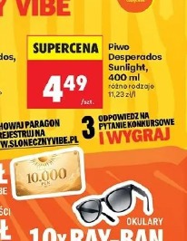 Piwo Desperados Sunlight