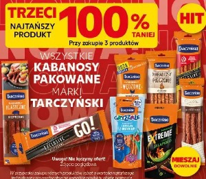 Kabanosy pakowane marki Tarczyński