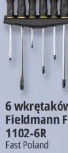 6 wkrętaków Fieldmann FDS 1102-6R Fast Poland