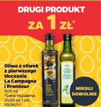 Oliwa z oliwek z pierwszego tłoczenia La Campagna i Premieur