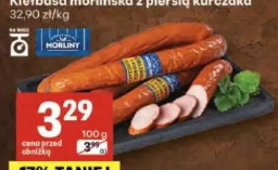Kiełbasa morlińska z piersią kurczaka Morliny